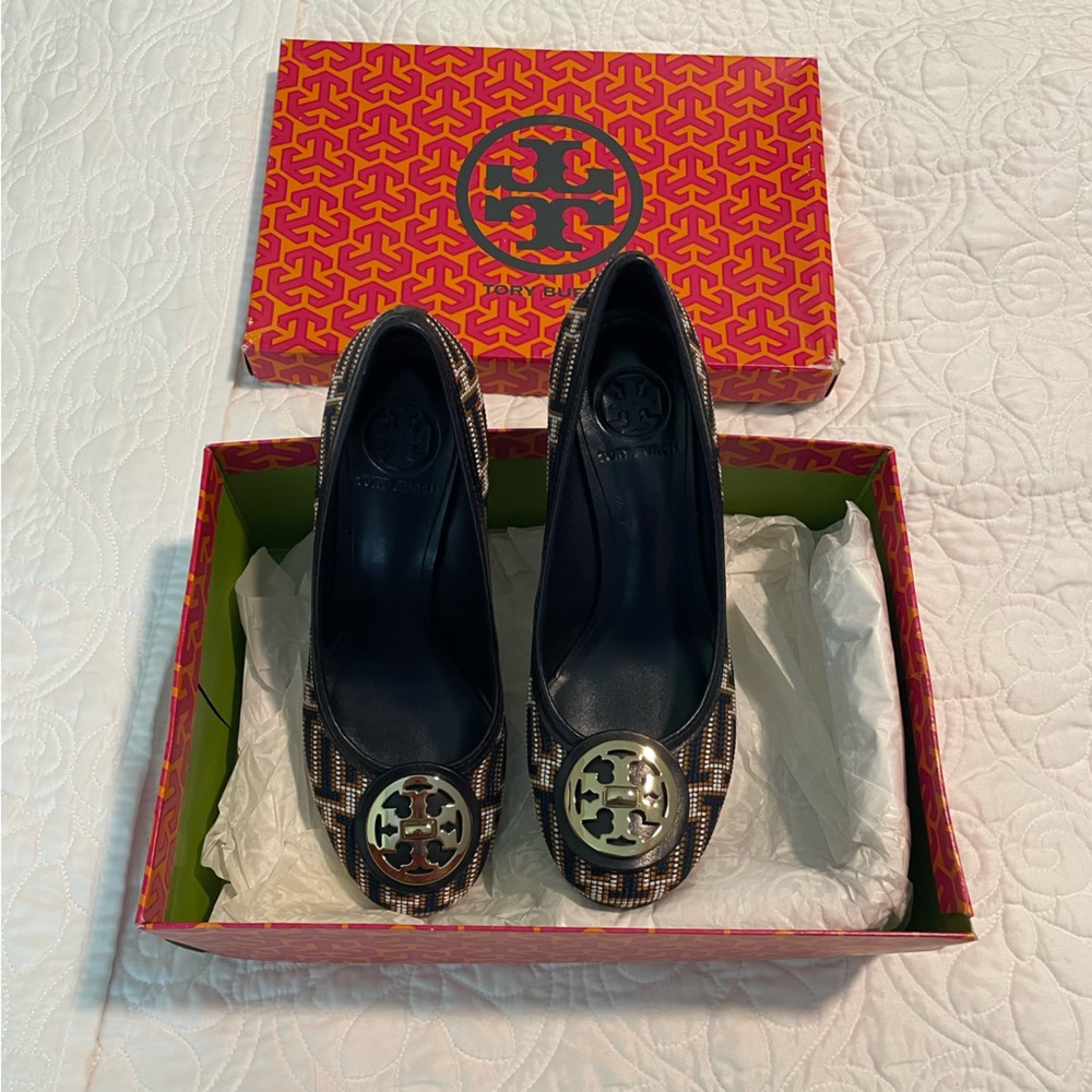 Tory Burch Needle Point Block Heels